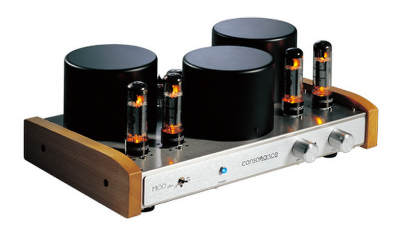 Opera-Consonance M100 Plus Wired Black,Silver,Wood audio amplifier