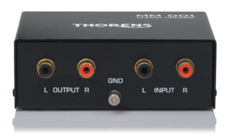 Thorens MM 001 Проводная Черный усилитель звуковой частоты