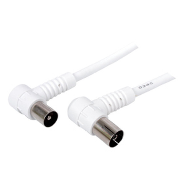 Valueline CX 90DB5.0 5m Coax Coax White coaxial cable