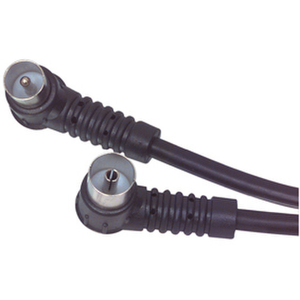 Valueline CX-B 5.0 5m Coax Coax Black coaxial cable