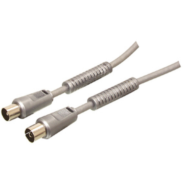 Valueline CX100 10.0/S 10m Coax Coax Silver coaxial cable