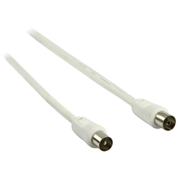 Valueline NASB8505 4m White coaxial cable