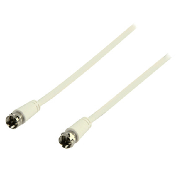 Valueline NASB9002 2m White coaxial cable