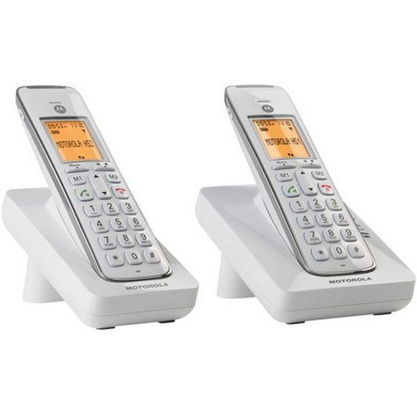 Motorola CD2 DECT Anrufer-Identifikation Weiß