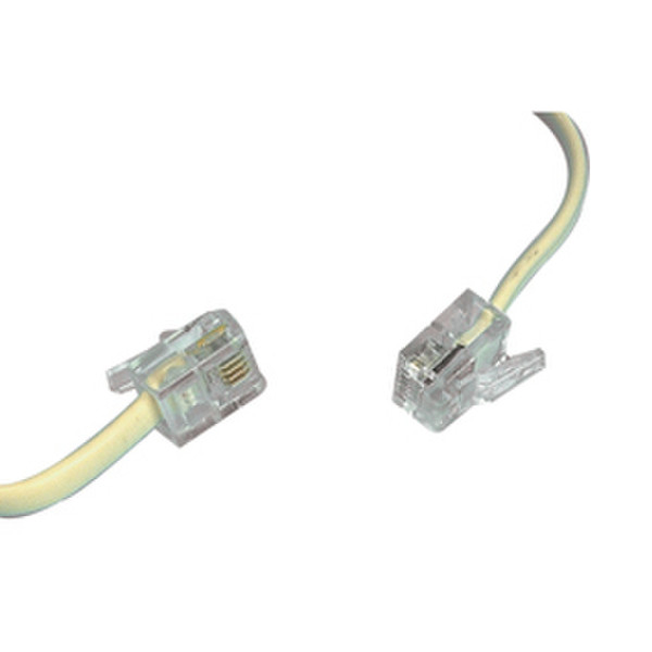 Valueline TEL-0013 7.5m White telephony cable