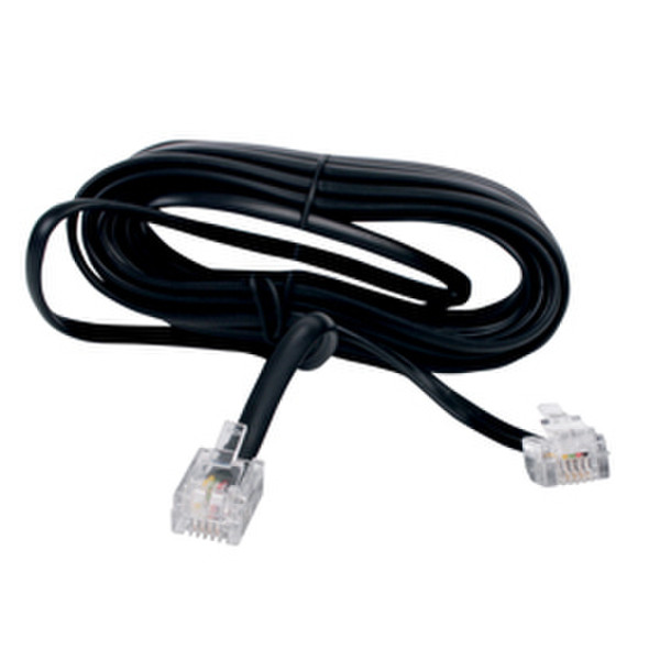 Valueline TEL-0013B 7.5m Black telephony cable
