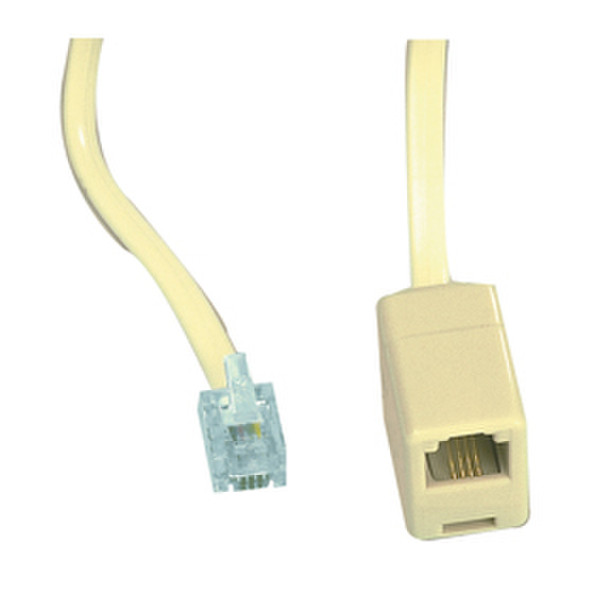 Valueline TEL-0021 15м Белый телефонный кабель