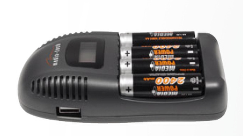 Media-Tech MT6204 Auto Black battery charger