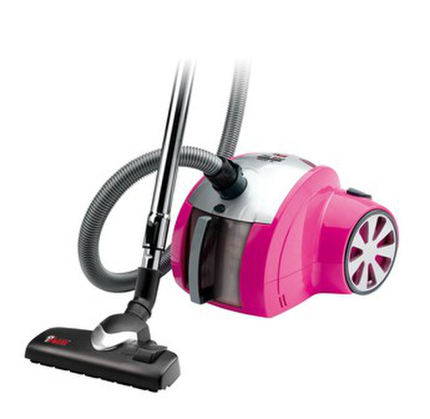 Polti AS 550 Cylinder vacuum 0.7L 1800W Pink,Silver