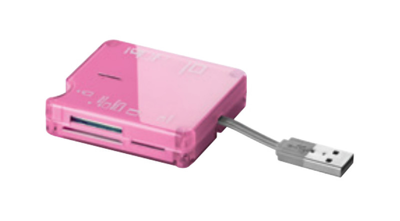 Wentronic 95676 USB 2.0 Розовый устройство для чтения карт флэш-памяти