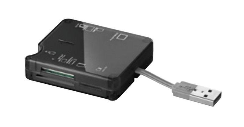 Wentronic 95674 USB 2.0 Черный устройство для чтения карт флэш-памяти