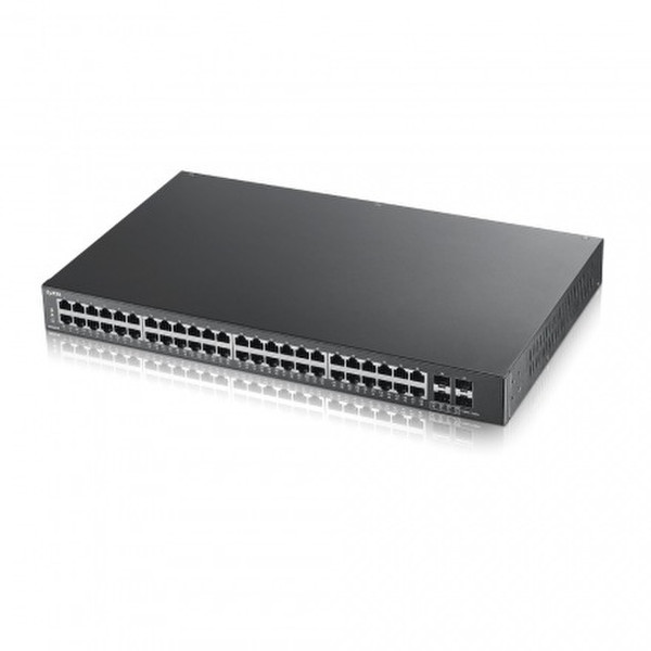 ZyXEL GS1910-48 Управляемый Gigabit Ethernet (10/100/1000) Черный