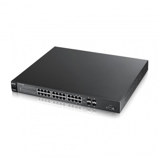 ZyXEL GS1910-24HP Управляемый Gigabit Ethernet (10/100/1000) Power over Ethernet (PoE) Черный