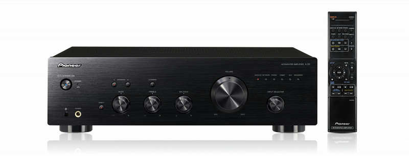 Pioneer A-20-K 2.0 home Wired Black audio amplifier