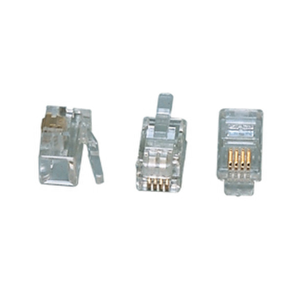 Valueline TEL-0002 RCA (F) Transparent wire connector