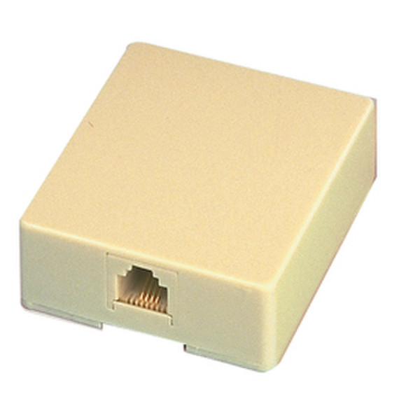 Valueline TEL-0009 Beige outlet box