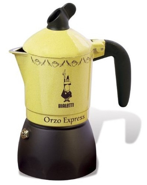 Bialetti Orzo Express 4 Черный, Желтый