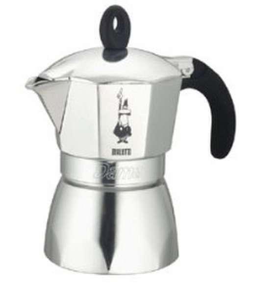 Bialetti Dama New Алюминиевый, Черный