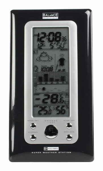 Balance RF-WS21 Black weather station