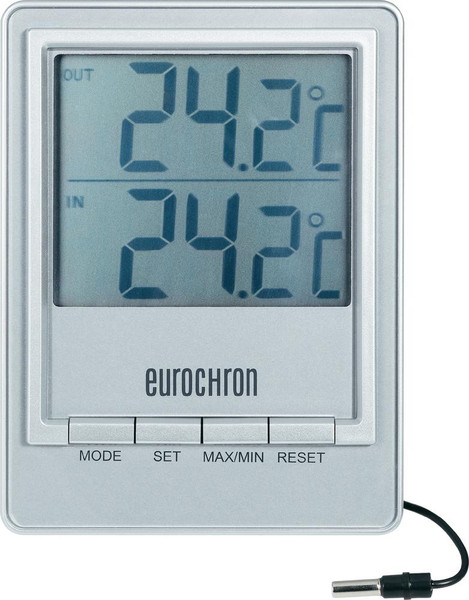 Eurochron Eth 8002 Для помещений Electronic environment thermometer Cеребряный