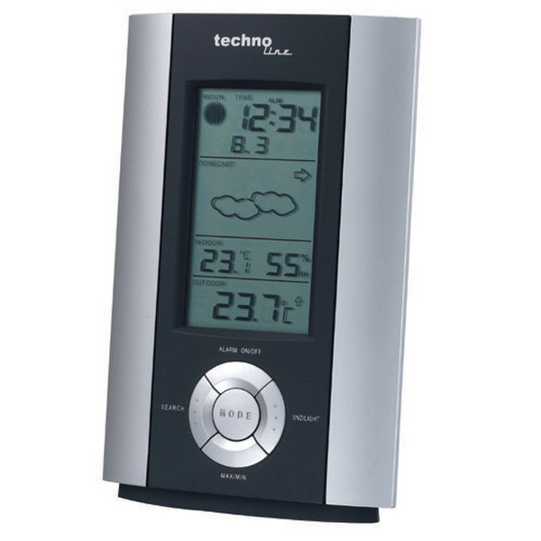 Technoline WS 6710 Black,Silver weather station