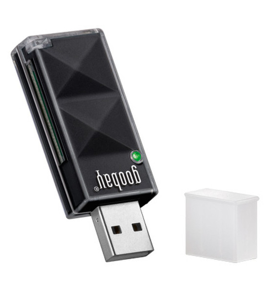 Wentronic Ext. SD/SDHC USB 2.0 USB 2.0 Черный устройство для чтения карт флэш-памяти