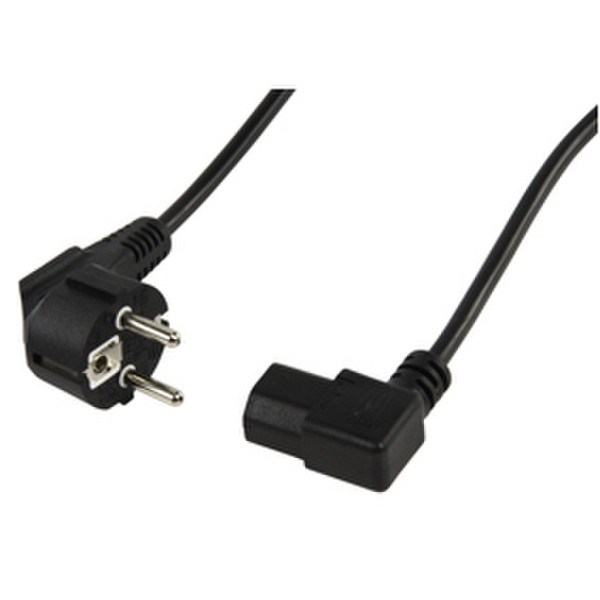 Valueline CABLE-706-2.5 2.5m C13 coupler Black power cable