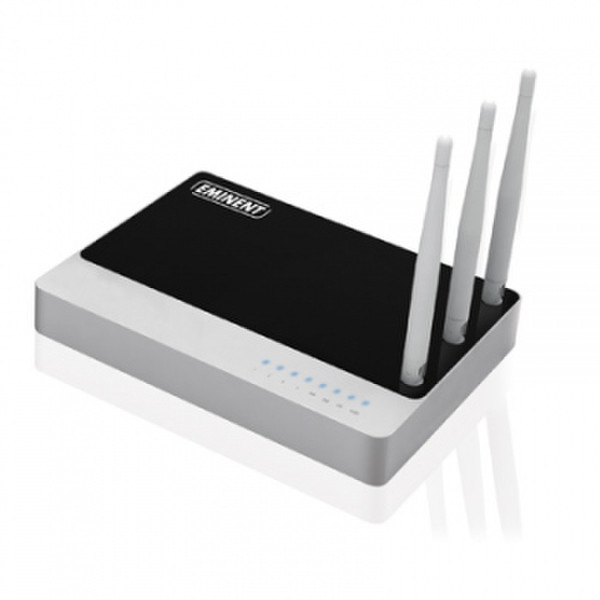 Eminent EM4571 Gigabit Ethernet Schwarz, Weiß WLAN-Router