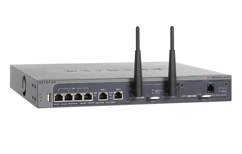 Netgear UTM9S + UTM9SWLSN + LIC 1J 933Mbit/s hardware firewall