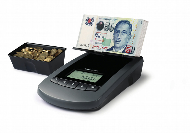 Safescan 6185 Banknote counting machine Black