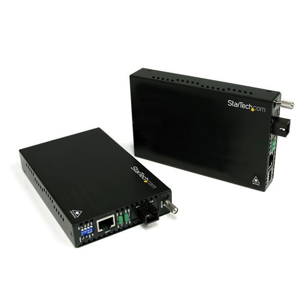 StarTech.com 10/100 Mbit/s Ethernet LWL / Glasfaser Single Mode WDM Medienkonverter Kit SC 20km