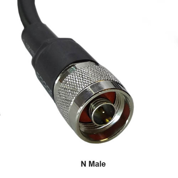 Premiertek PT-NM-NM-LMR400-8 8м Черный коаксиальный кабель