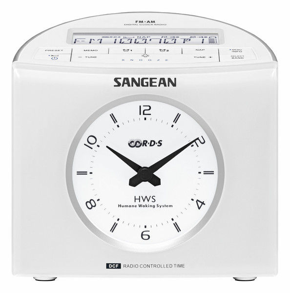 Sangean RCR-9 Uhr Digital Schwarz Radio