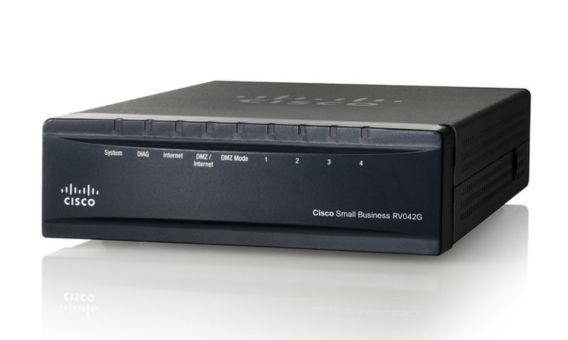 Cisco RV042G Eingebauter Ethernet-Anschluss Kabelrouter