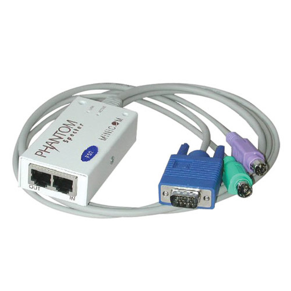 Tripp Lite Minicom Specter II PS/2 8 Pack Серый кабель клавиатуры / видео / мыши