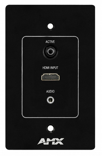 AMX UPX-HDMI+A-US Black outlet box