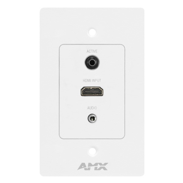 AMX UPX-HDMI+A-US White outlet box