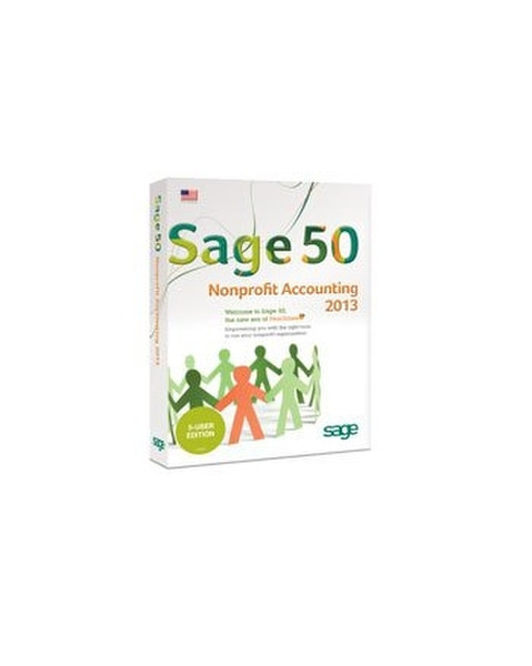 Peachtree Sage 50 Premium Accounting for Non-Profits 2013 3-Users