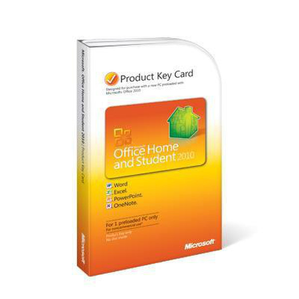 Microsoft Office Home & Business 2010, 1u, ESP + PCAttchKey Norton Internet Security