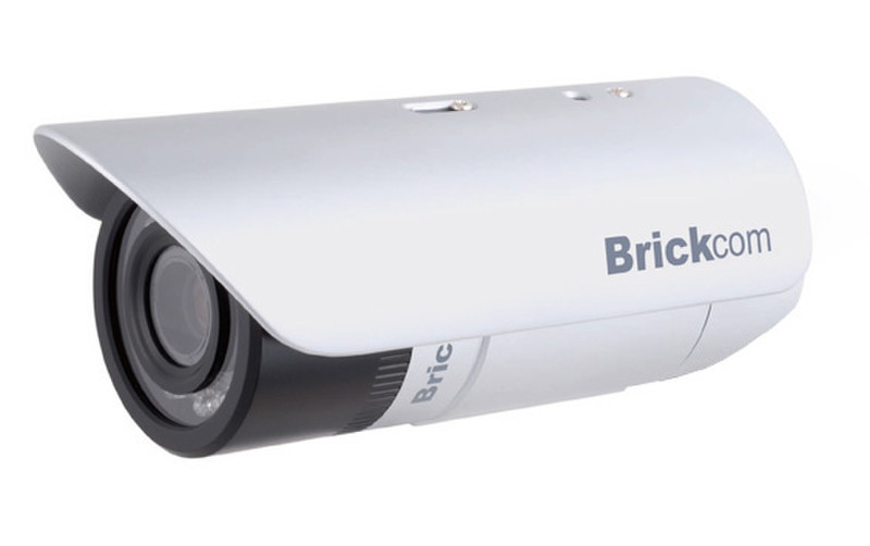 Brickcom OB-100Ap IP security camera Вне помещения Пуля Черный, Cеребряный