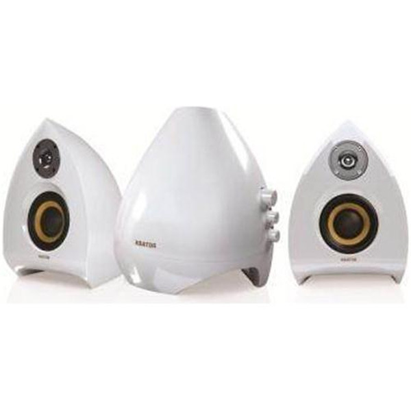 Krator N4-21035 2.1 35W Weiß Lautsprecherset