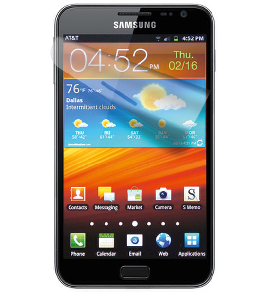 Wentronic Displayfolie f/ SAM Galaxy Note Galaxy Note 1pc(s)