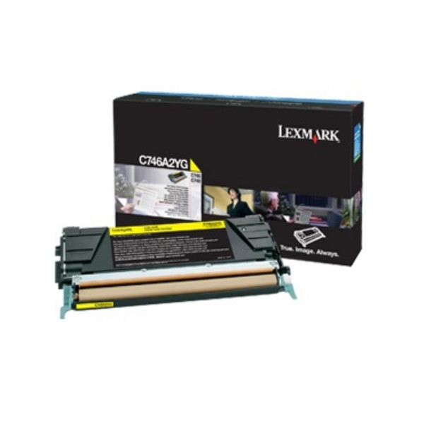 Lexmark C746A3YG Cartridge 7000pages Yellow laser toner & cartridge