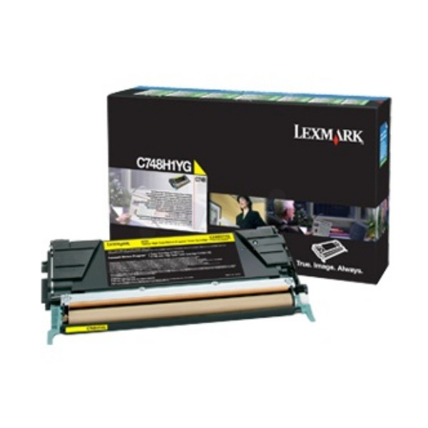 Lexmark C748H3YG Cartridge 10000pages Yellow laser toner & cartridge