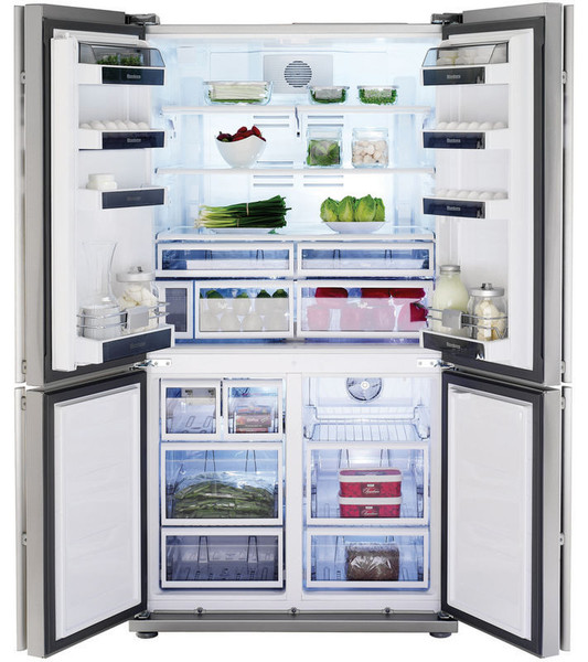 Blomberg KQD 1360 X A++ Отдельностоящий 535л A++ Нержавеющая сталь side-by-side холодильник