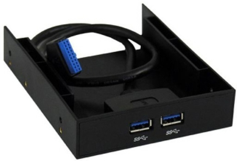 LC-Power LC-HUB35-2 5000Mbit/s Black