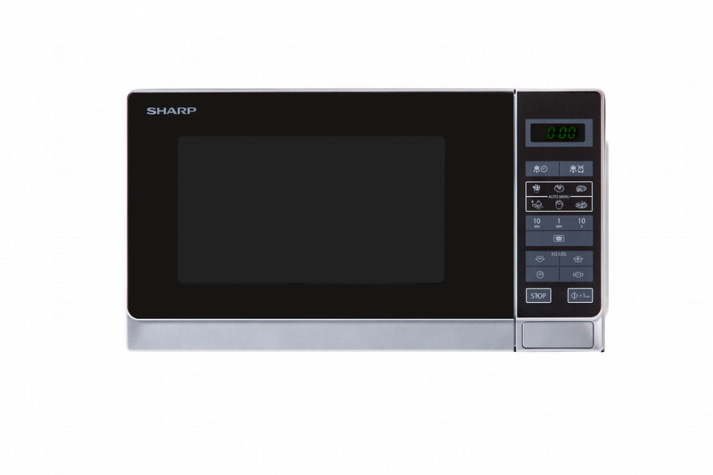 Sharp Home Appliances R-242INW 20л 800Вт Металлический, Cеребряный микроволновая печь