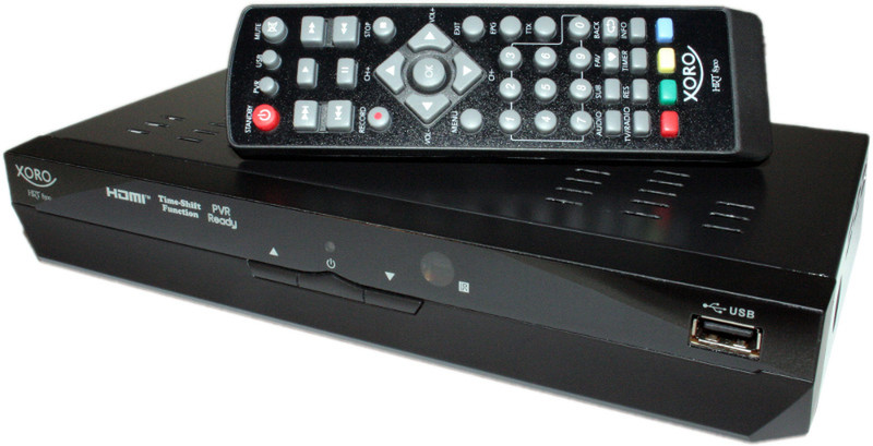 Xoro HRT 8300 Cable Full HD Black TV set-top box