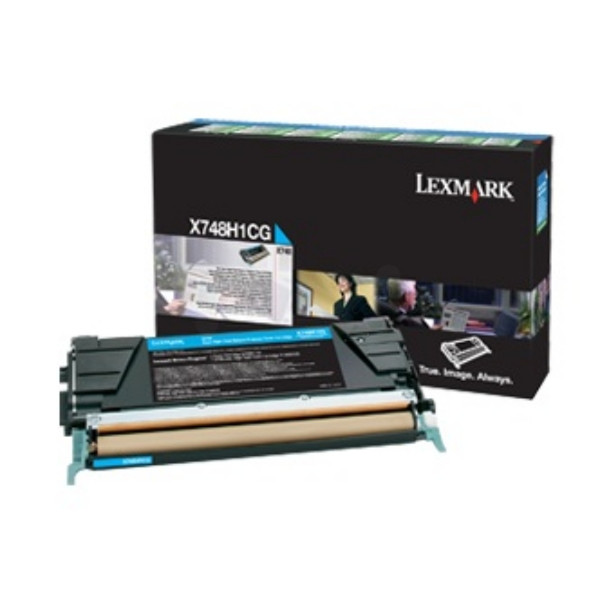 Lexmark X748H3CG Картридж 10000страниц Бирюзовый тонер и картридж для лазерного принтера