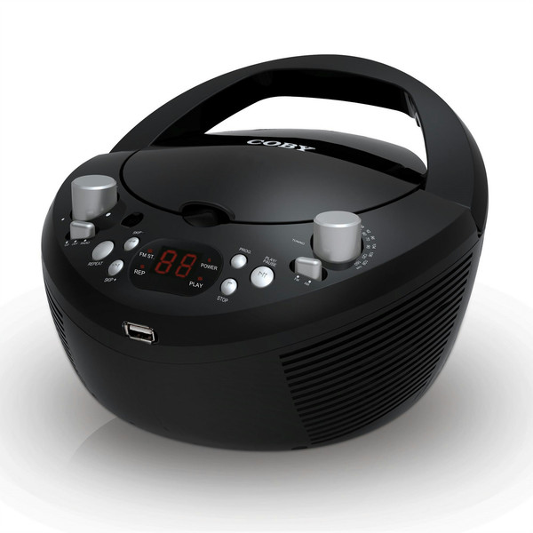 Coby MPCD291 Portable CD player Schwarz CD-Spieler